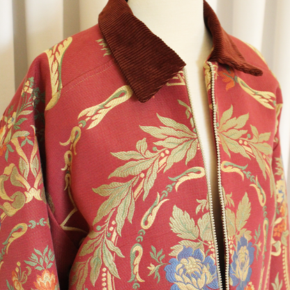 Crimson bloom jacket