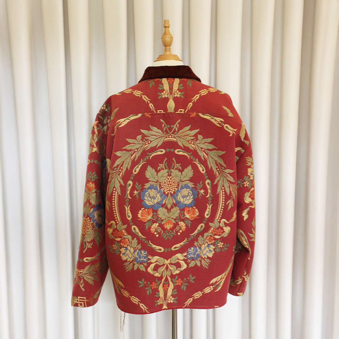 Crimson bloom jacket