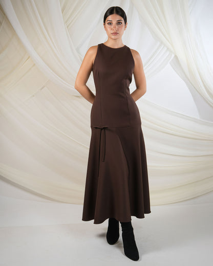 Espresso flow dress