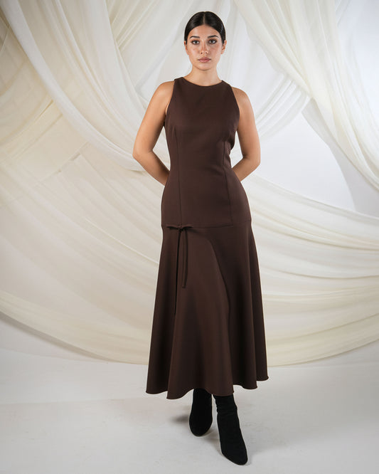 Espresso flow dress
