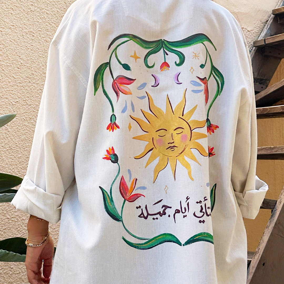 Good days hand painted shirt