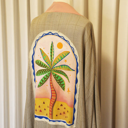 Palm abaya kimono