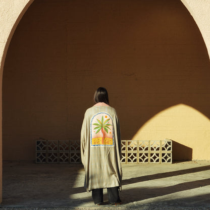 Palm abaya kimono