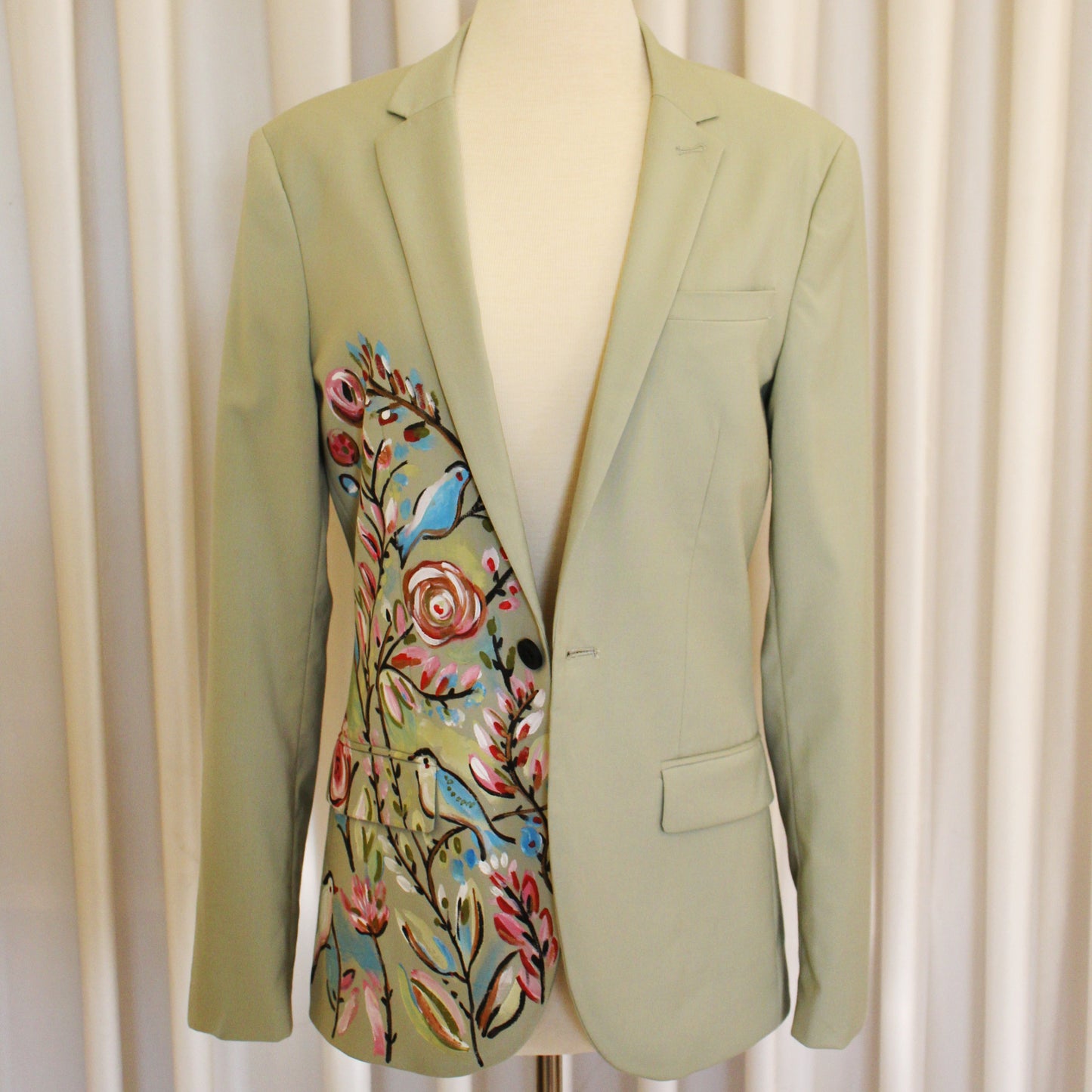 Paradise light teal blazer