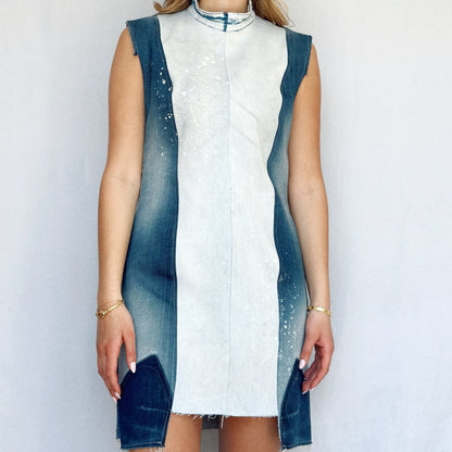 Patchwork denim Dress