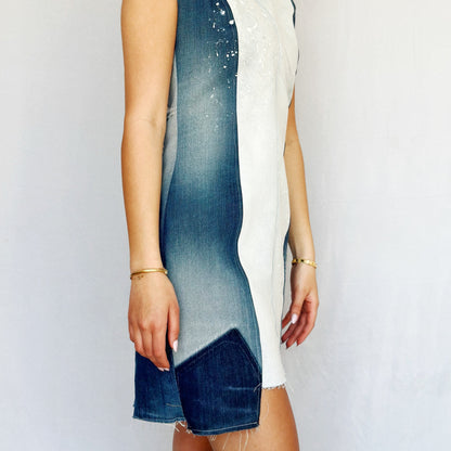 Patchwork denim Dress