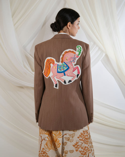 The folk horse blazer