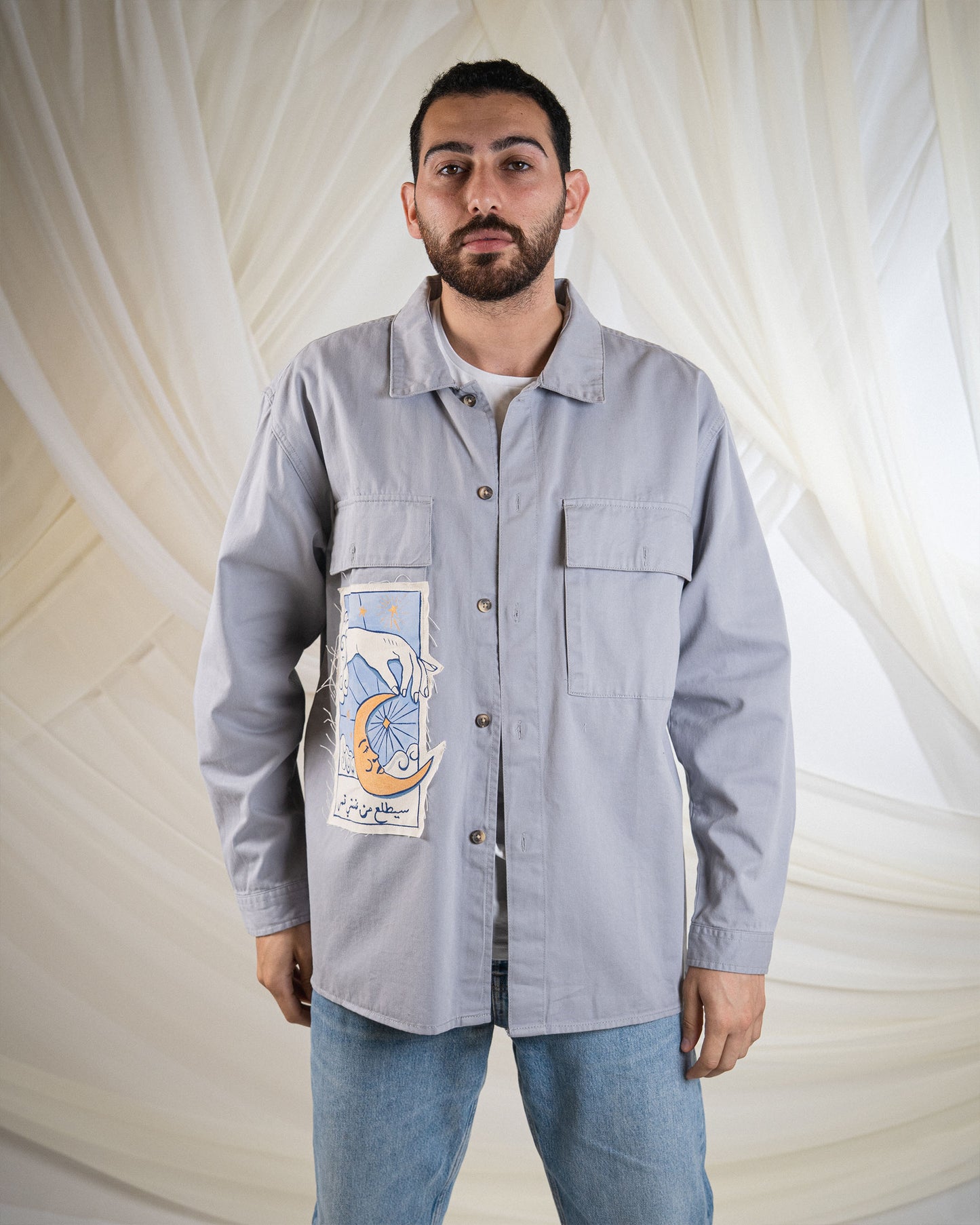 The rising moon overshirt