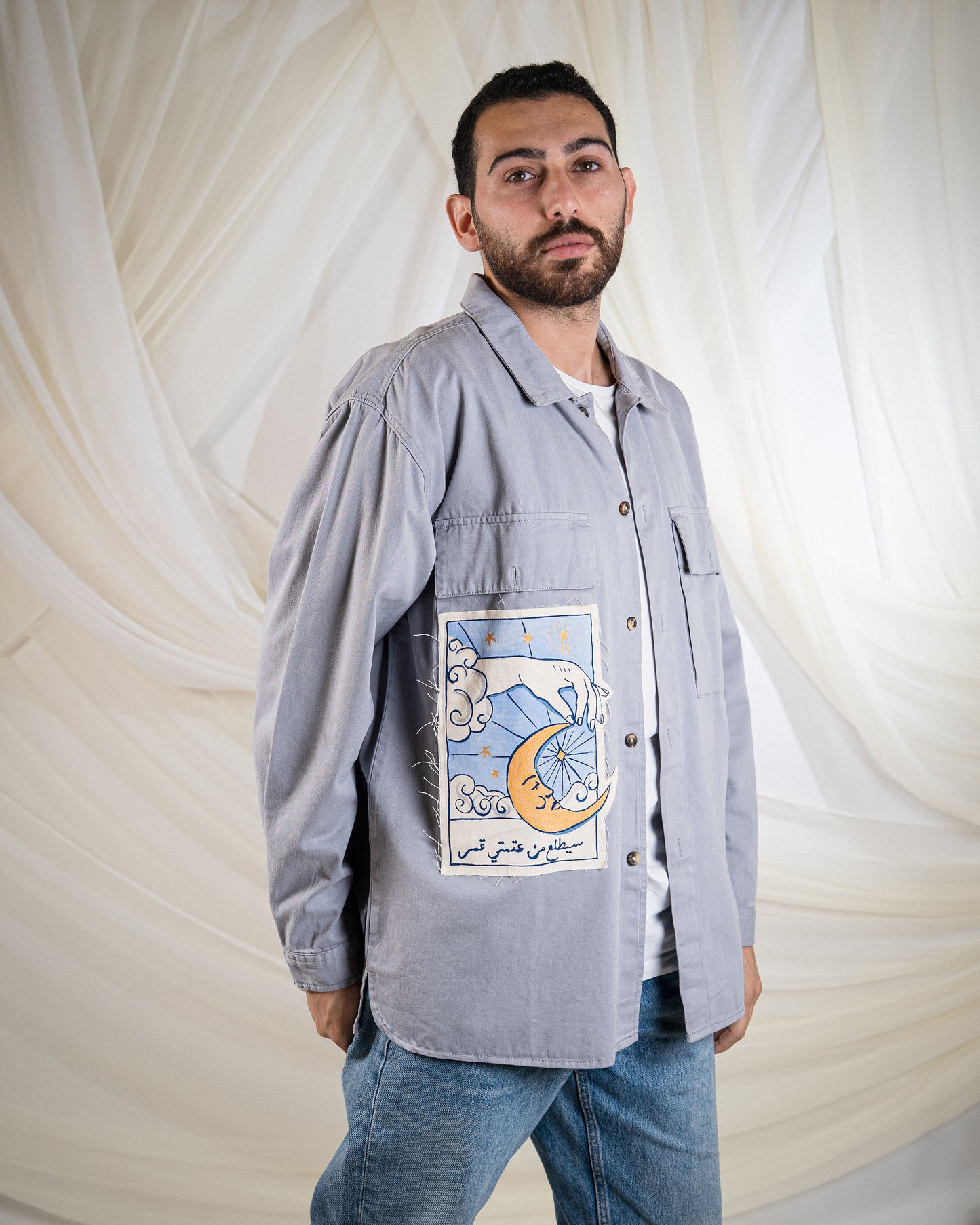 The rising moon overshirt