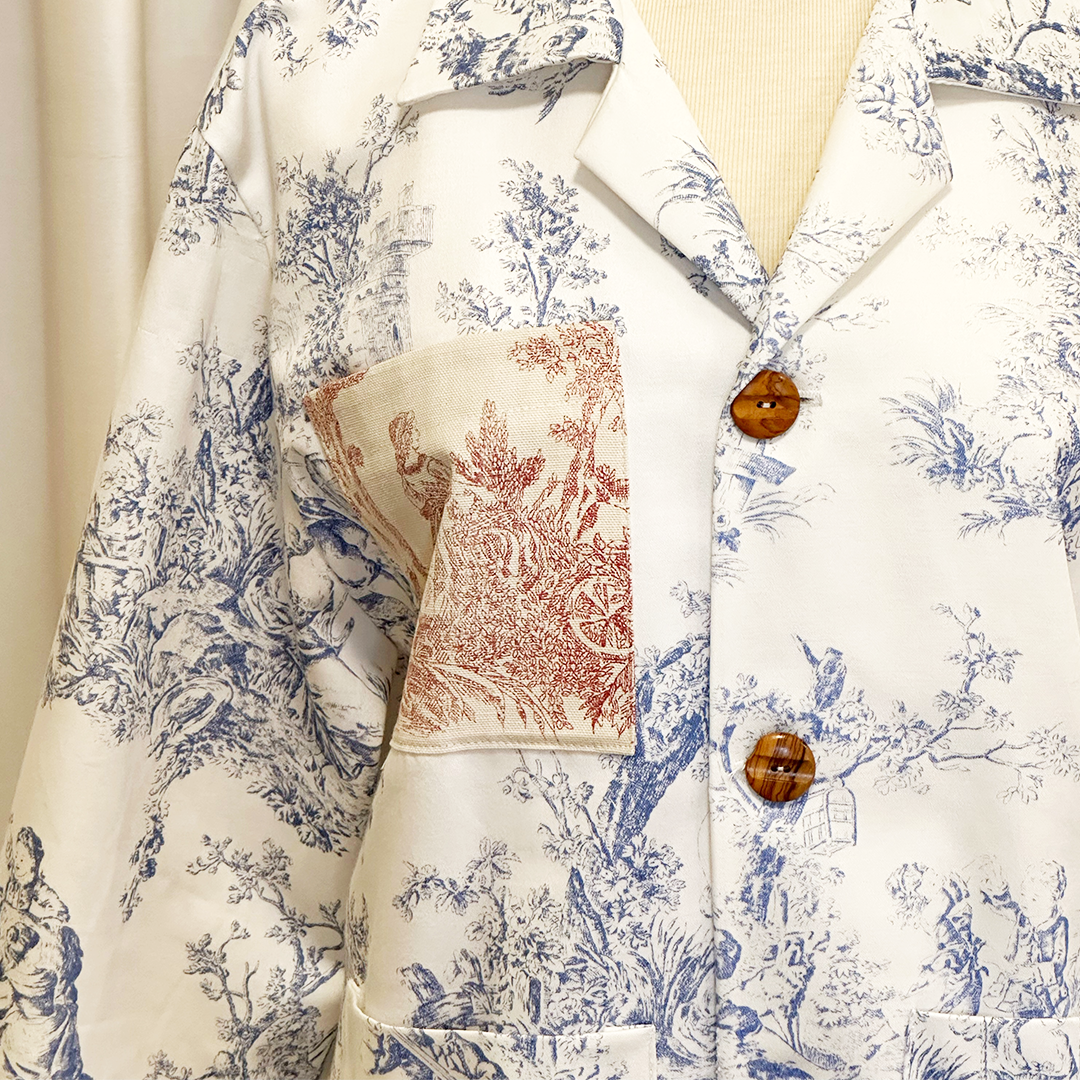 Toile de Jouy overshirt