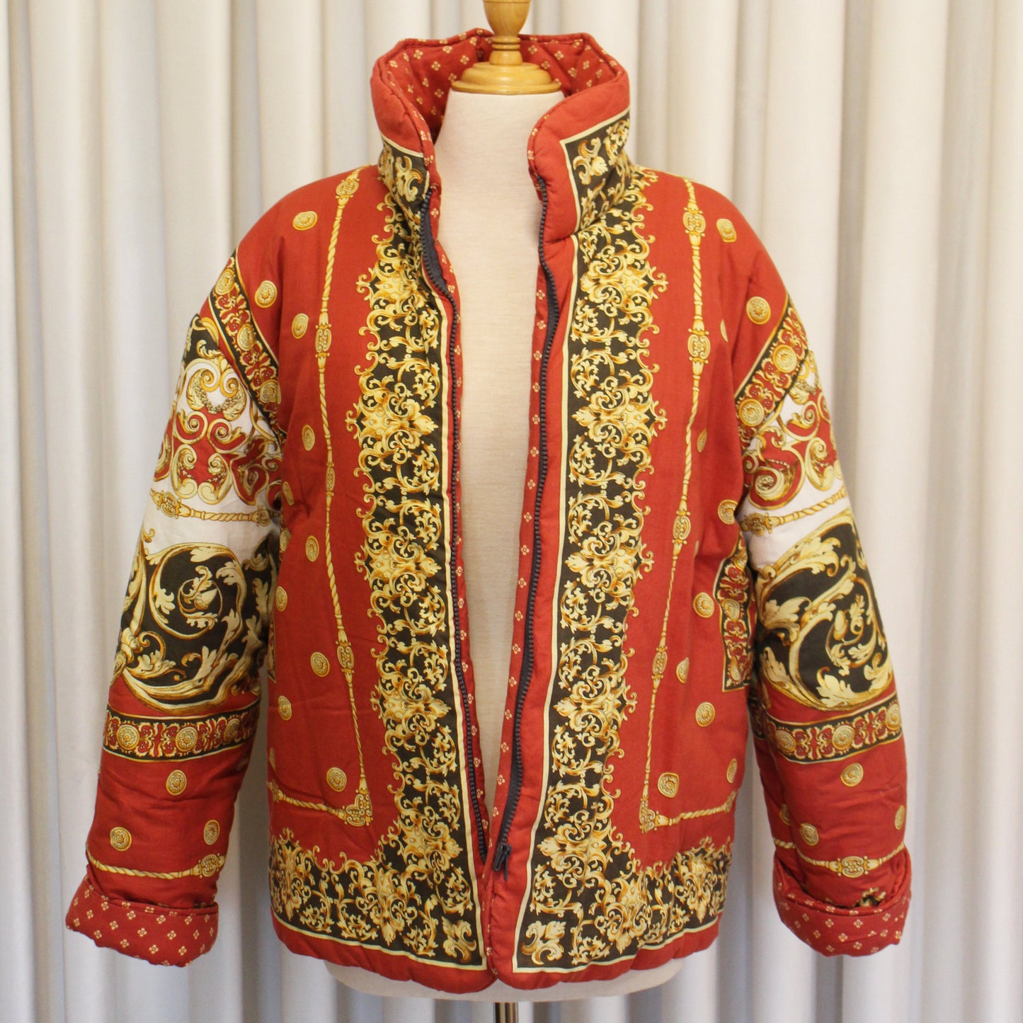 Baroque puffer jacket