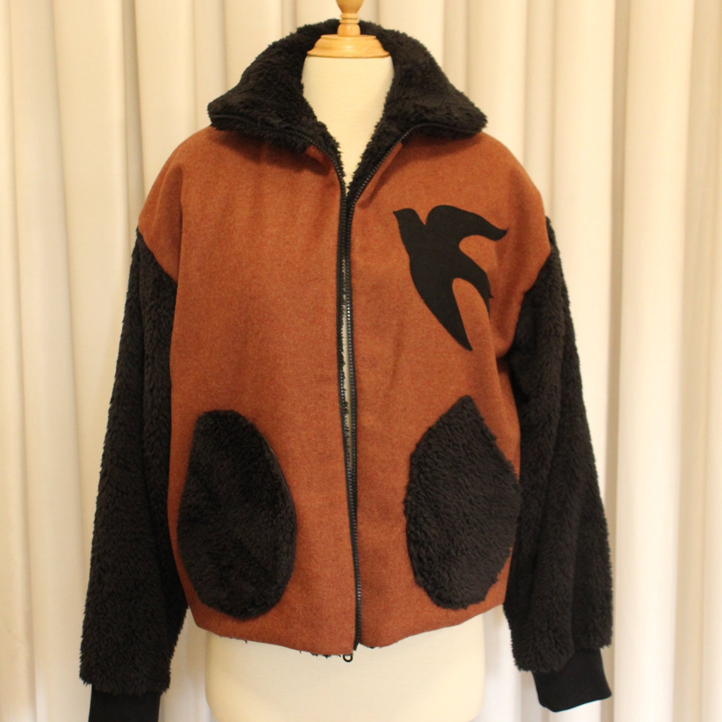 Bird wool jacket