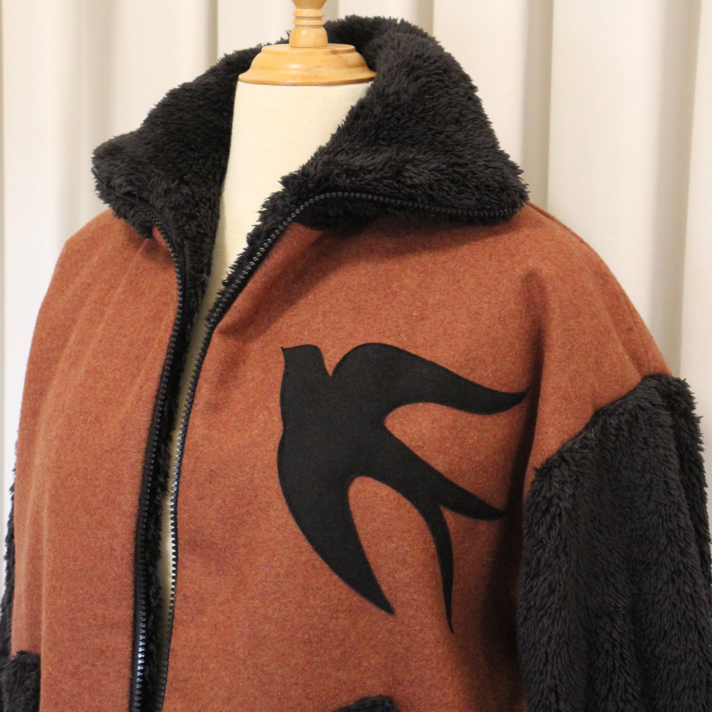 Bird wool jacket