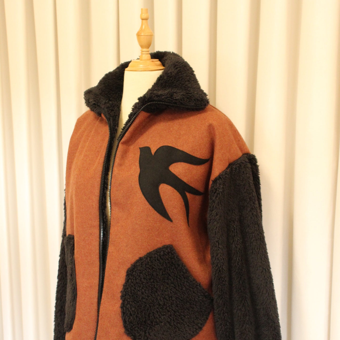 Bird wool jacket